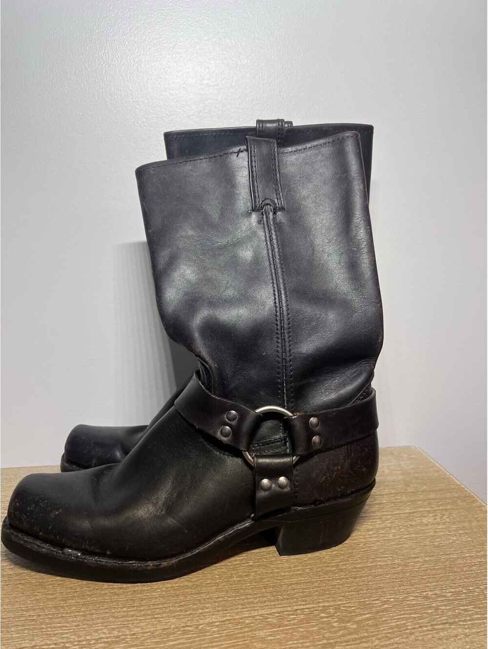 Frye Women's Harness Black Boots Size 10